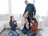 The Lucky Husband Has Three Wives to Freeuse Anytime He Wants - Cncmilf